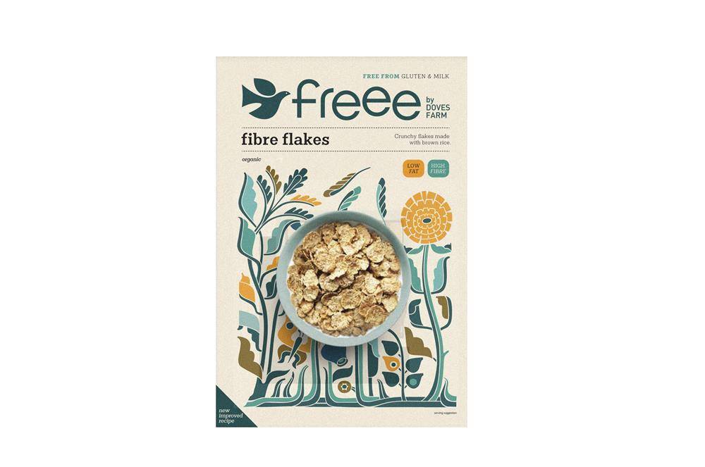 Doves Farm Gluten Free Organic Fibre Flakes 375g