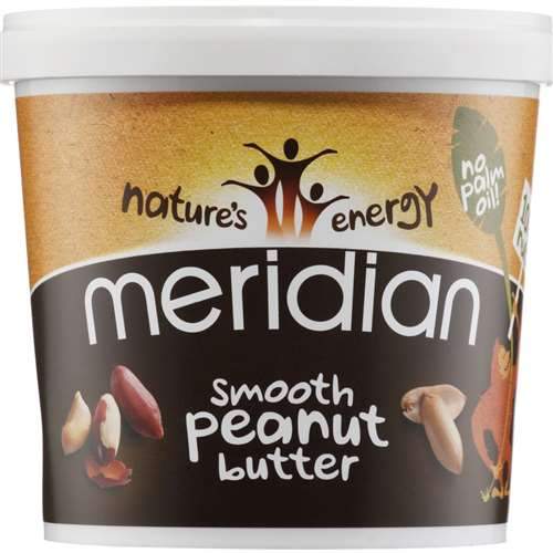Meridian Peanut Butter Smooth No Salt 100% Nuts 1Kg