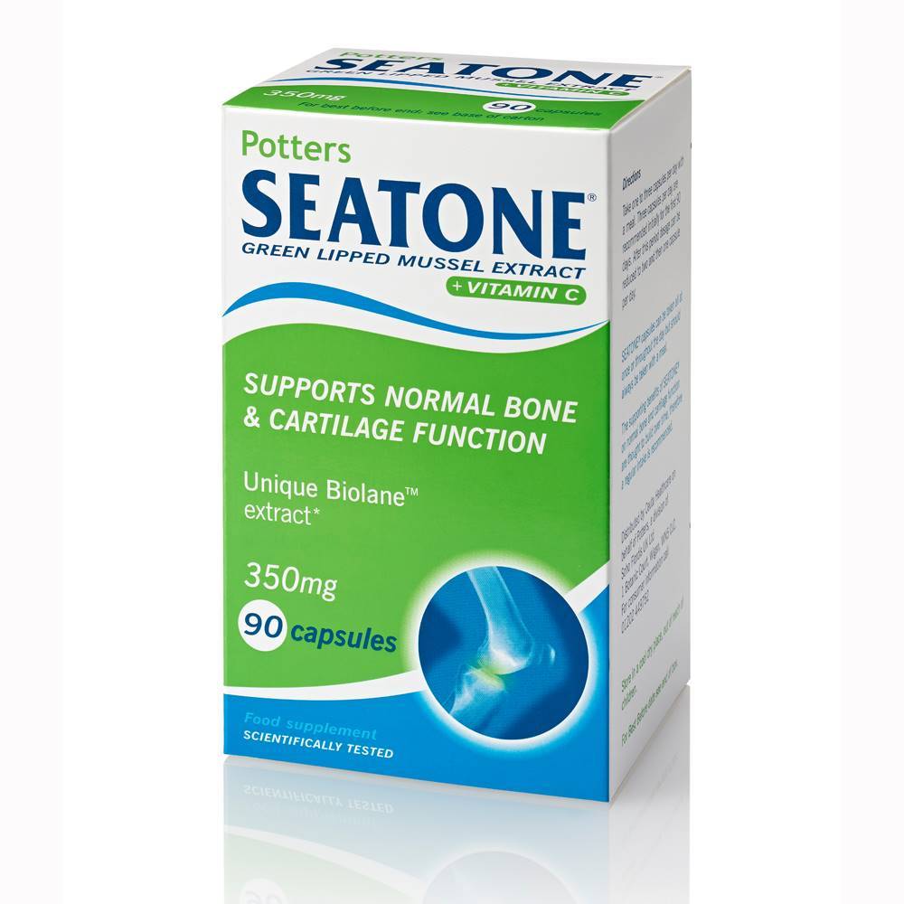 Potters Seatone Mussel Extract with Vitamin C 90 Caps