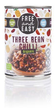 Free & Easy Organic Three Bean Chilli 400g