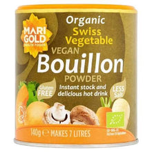 Marigold Organic Reduced Salt Vegetable Bouillon Powder 140g