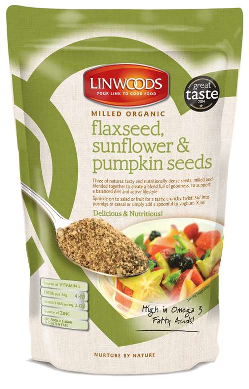 Linwoods Organic Flaxseed Sunflower & Pumpkin Seeds 425G