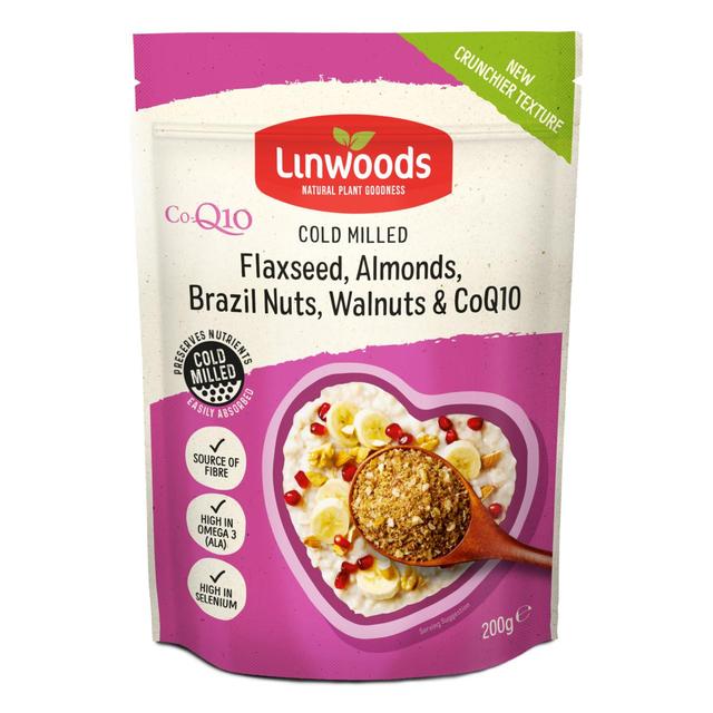 Linwoods Flax, Almonds, Brazils, Walnuts & CoQ10 200g