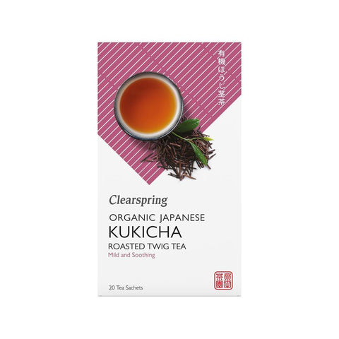 Clearspring Organic Japanese Kukicha Roasted Twig Tea 20 Bags