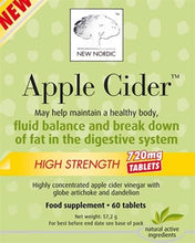 New Nordic Apple Cider High Strength 720mg 60 Tabs