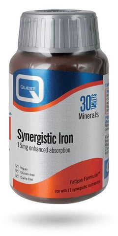 Quest Synergistic Iron 15mg 30 Tabs