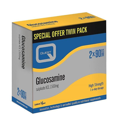 Quest Glucosamine Sulphate 1500mg 2 x 90tabs