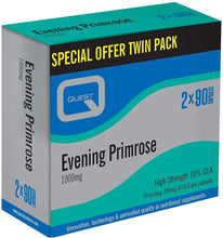 Quest Evening Primrose Oil 1000mg 90+90 Caps Twin Pack