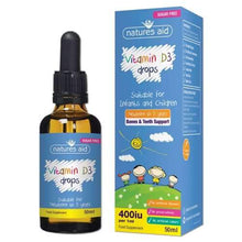 Natures Aid Vitamin D3 Drops 400Iu