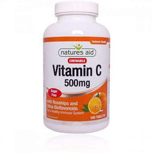 Natures Aid Vitamin C 500Mg Chewable 100 Tabs