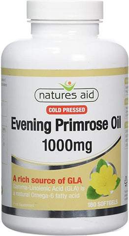 Natures Aid Evening Primrose Oil 1000Mg 180Caps