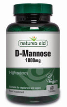 Natures Aid D-Mannose 1000mg 60 Tabs