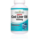 Natures Aid Cod Liver Oil (Hi Strength) 1000Mg 90 Caps