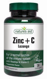 Natures Aid Zinc Lozenges Peppermint Flavour 30s