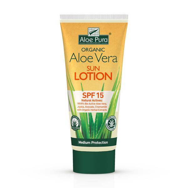 Optima Aloe Vera Sun Lotion SPF15 200ml