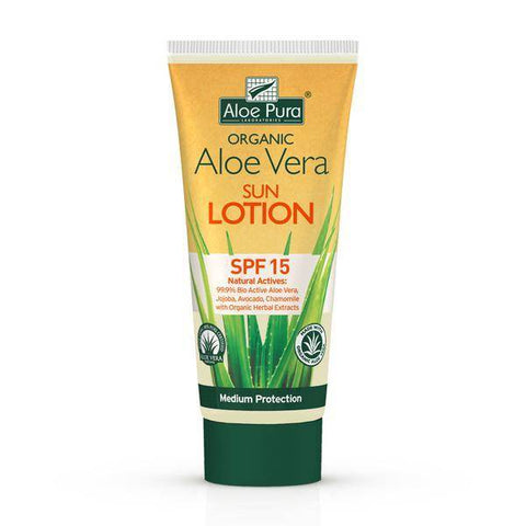 Optima Aloe Vera Sun Lotion SPF15 200ml
