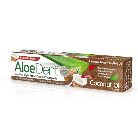 AloeDent Triple Action Coconut Toothpaste 100ml