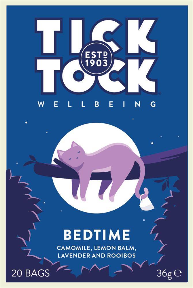 Tick Tock Wellbeing Bedtime Tea 20 Bags