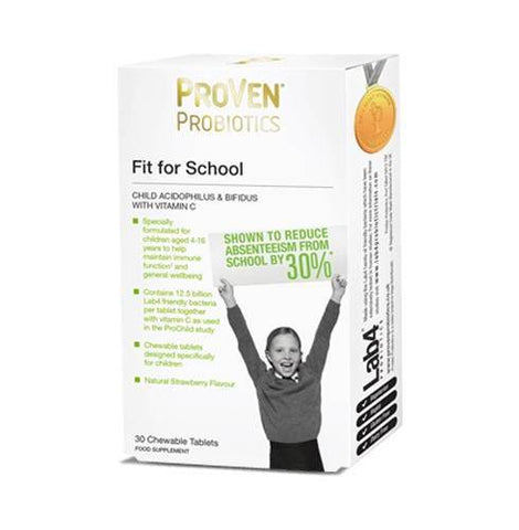 ProVen Probiotics for Kids - Fit For School 30 Tabs