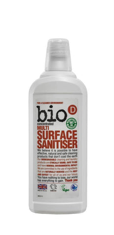 Bio-D Multi Surface Sanitiser 750ml