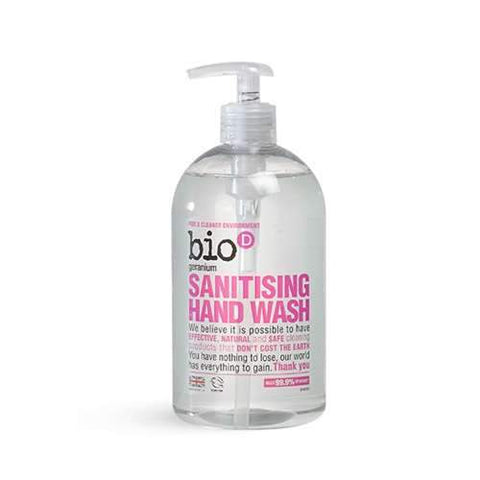 Bio-D Geranium Sanitising Hand Wash 500ml