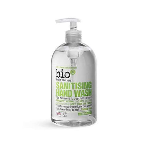 Bio-D Lime & Aloe Vera Sanitising Hand Wash 500ml
