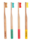FETE Bamboo Toothbrush Multipack Soft Bristle
