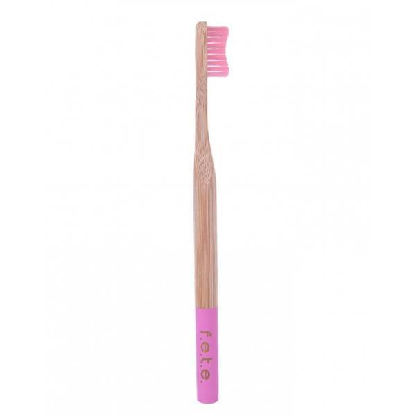 FETE Single Toothbrush Soft Light Pink