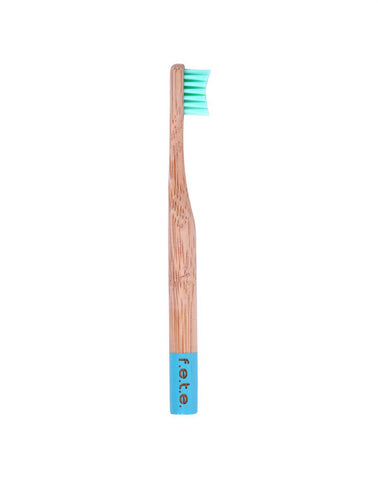 FETE Children's Bamboo Toothbrush Single Green