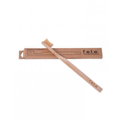 FETE Single Toothbrush Firm Natural