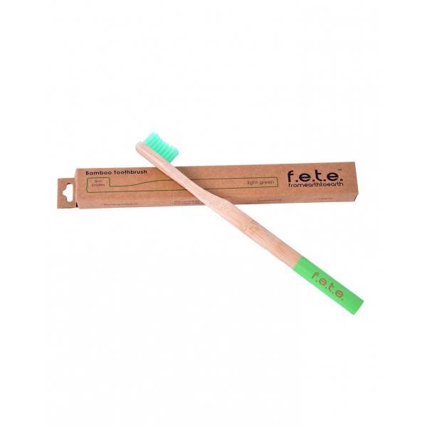 FETE Single Toothbrush Firm Light Green