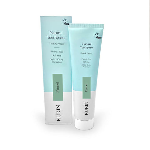 Kurin Flouride Free Natural Toothpaste Fennel 100ml