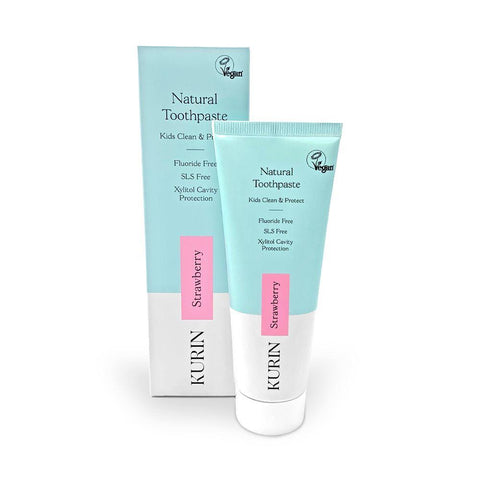 Kurin Flouride Free Natural Kids Toothpaste Strawberry 75ml