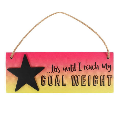 Something Different Hanging Sign Weight Countdown