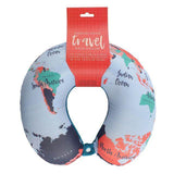 Something Diffferent Travel Neck Pillow Map