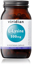 Viridian L-Lysine 500Mg 90 Caps
