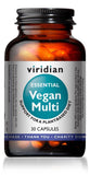 Viridian Essential Vegan Multivitamin 30 Caps