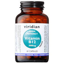 Viridian Hi-Potency Vitamin B12 1000ug 60 Caps