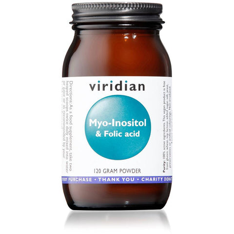 Viridian Myo-Inosital and Folic Acid Powder 120g