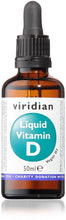 Viridian Liquid Vitamin D3 2000Iu 50ml