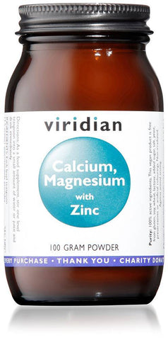 Viridian Calcium Magnesium With Zinc Powder 100G