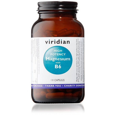Viridian Hi-Potency Magnesium with B6 120 Caps