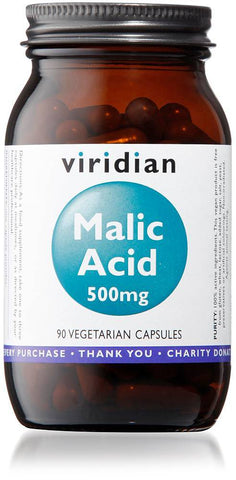 Viridian Malic Acid 500Mg 90 Caps