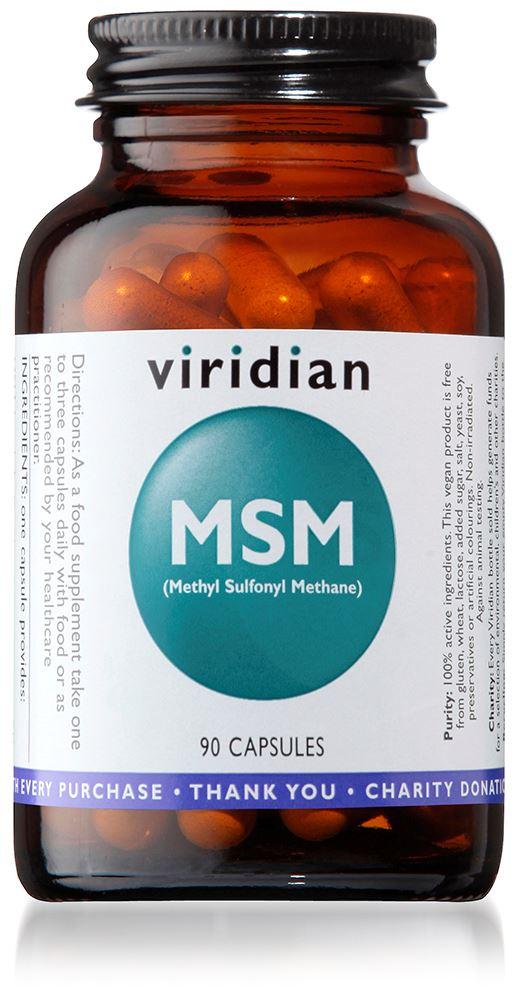 Viridian MSM 750mg 90 Caps