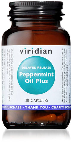 Viridian Peppermint Oil Plus 30 Capsules