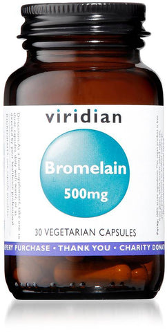Viridian Bromelain 500Mg 30 Cap