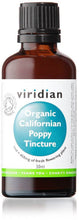 Viridian Organic Californian Poppy Tincture 50ml