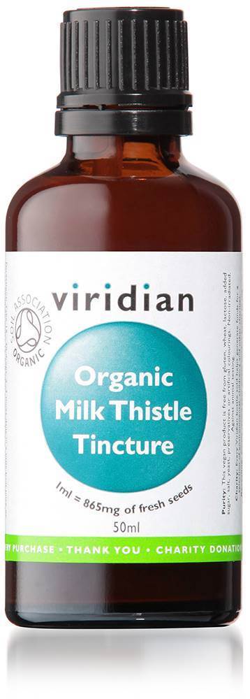 Viridian Organic Milk Thistle Tincture 50ml