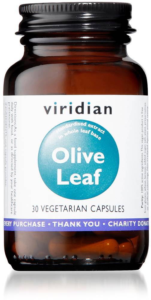 Viridian Olive Leaf Extract 30 Caps