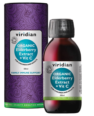 Viridian Organic Elderberry Extract 100ml